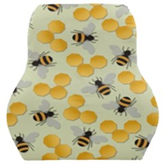 Honey Bee Bees Pattern Car Seat Back Cushion  by Ndabl3x