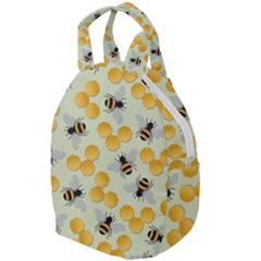 Honey Bee Bees Pattern Travel Backpack by Ndabl3x