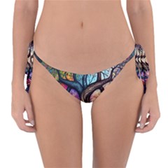 Tree Colourful Reversible Bikini Bottoms by Ndabl3x