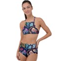 Tree Colourful High Waist Tankini Set View1