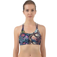 Tree Colourful Back Web Sports Bra by Ndabl3x