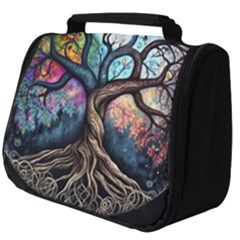 Tree Colourful Full Print Travel Pouch (big) by Ndabl3x