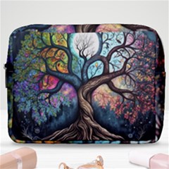 Tree Colourful Make Up Pouch (large) by Ndabl3x