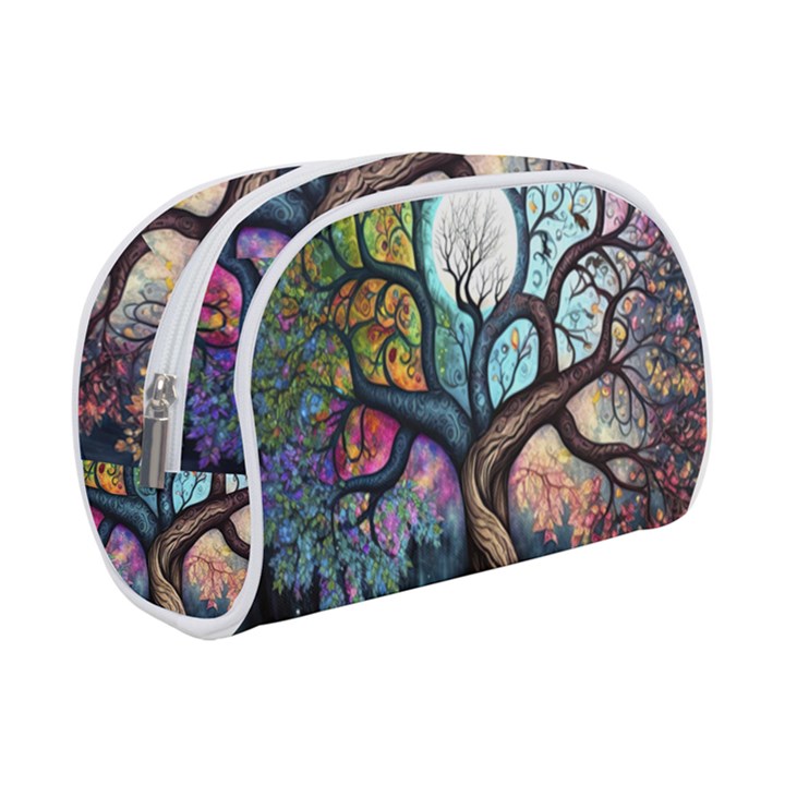 Tree Colourful Make Up Case (Small)