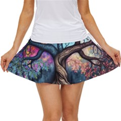 Tree Colourful Women s Skort by Ndabl3x