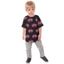 Chic Dreams Botanical Motif Pattern Design Kids  Raglan Tee View1