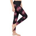 Chic Dreams Botanical Motif Pattern Design Lightweight Velour Classic Yoga Leggings View4