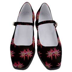 Chic Dreams Botanical Motif Pattern Design Women s Mary Jane Shoes by dflcprintsclothing