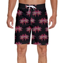 Chic Dreams Botanical Motif Pattern Design Men s Beach Shorts by dflcprintsclothing