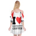 I love ristretto coffee Cutout Spaghetti Strap Chiffon Dress View2