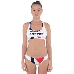 I Love Ristretto Coffee Cross Back Hipster Bikini Set by ilovewhateva