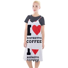 I Love Ristretto Coffee Camis Fishtail Dress by ilovewhateva