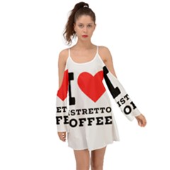 I Love Ristretto Coffee Boho Dress by ilovewhateva