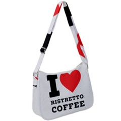 I Love Ristretto Coffee Zip Up Shoulder Bag by ilovewhateva