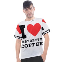 I Love Ristretto Coffee Men s Sport Top by ilovewhateva