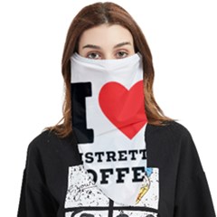 I Love Ristretto Coffee Face Covering Bandana (triangle) by ilovewhateva