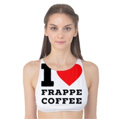 I Love Frappe Coffee Tank Bikini Top by ilovewhateva