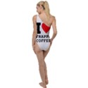 I love frappe coffee To One Side Swimsuit View2