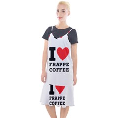 I Love Frappe Coffee Camis Fishtail Dress by ilovewhateva