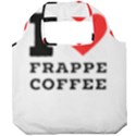 I love frappe coffee Foldable Grocery Recycle Bag View1