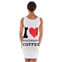 I love macchiato coffee Wrap Front Bodycon Dress View2