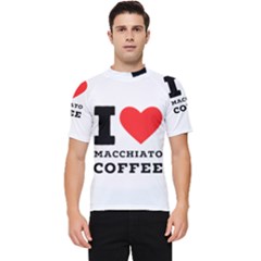 I Love Macchiato Coffee Men s Short Sleeve Rash Guard by ilovewhateva