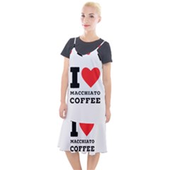 I Love Macchiato Coffee Camis Fishtail Dress by ilovewhateva