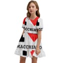 I love macchiato coffee Kids  Short Sleeve Dolly Dress View2