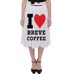 I Love Breve Coffee Classic Midi Skirt by ilovewhateva