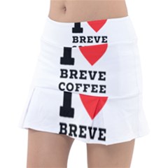 I Love Breve Coffee Classic Tennis Skirt by ilovewhateva