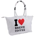 I love breve coffee Canvas Shoulder Bag View2