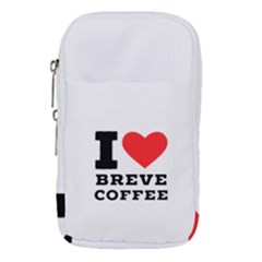 I Love Breve Coffee Waist Pouch (small) by ilovewhateva