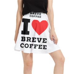 I Love Breve Coffee Waistband Skirt by ilovewhateva