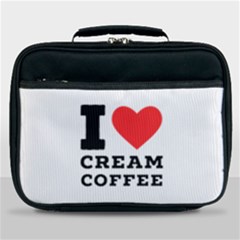 I Love Cream Coffee Lunch Bag by ilovewhateva