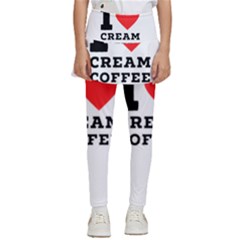 I Love Cream Coffee Kids  Skirted Pants by ilovewhateva