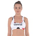 I love white coffee Cross Back Sports Bra View1