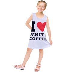 I Love White Coffee Kids  Tunic Dress by ilovewhateva