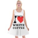 I love white coffee Reversible Velvet Sleeveless Dress View1