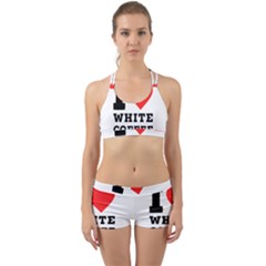 I Love White Coffee Back Web Gym Set by ilovewhateva