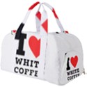 I love white coffee Burner Gym Duffel Bag View1