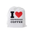 I love espresso coffee Drawstring Pouch (Large) View2