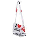 I love espresso coffee Shoulder Bag with Back Zipper View2