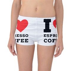 I Love Espresso Coffee Boyleg Bikini Bottoms by ilovewhateva