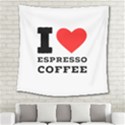 I love espresso coffee Square Tapestry (Large) View2