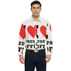 I Love Espresso Coffee Men s Long Sleeve  Shirt by ilovewhateva