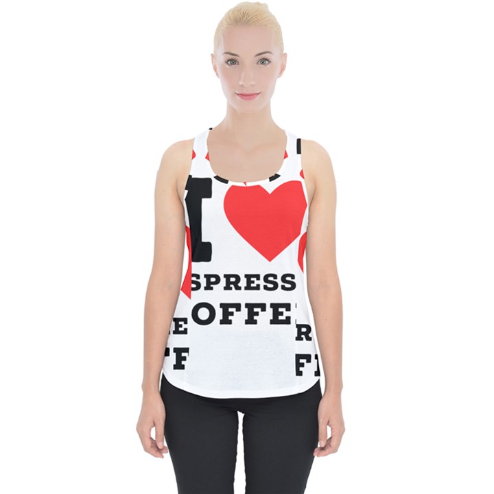 I love espresso coffee Piece Up Tank Top