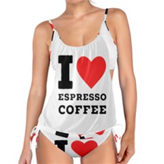 I Love Espresso Coffee Tankini Set by ilovewhateva