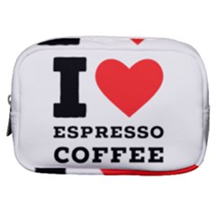 I Love Espresso Coffee Make Up Pouch (small) by ilovewhateva