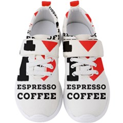 I Love Espresso Coffee Men s Velcro Strap Shoes by ilovewhateva