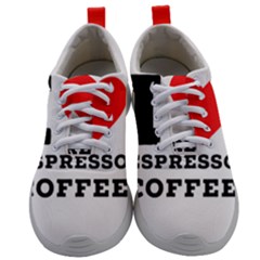 I Love Espresso Coffee Mens Athletic Shoes by ilovewhateva